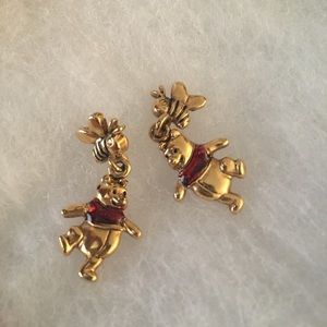 Vintage Disney Pooh Bear Earrings